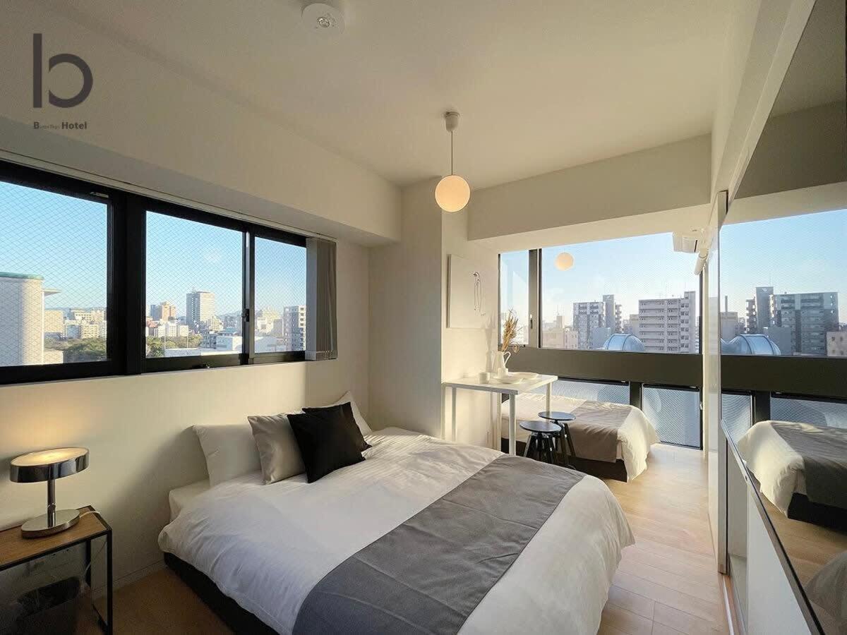 Bhotel Nekoyard - Modern Studio With Great Security Near Peace Park Hiroshima Exteriör bild